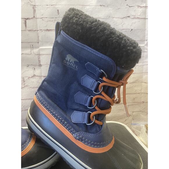Sorel Winter Boots Nylon Upper Rubber Base Insulated SZ 7 US Great Cond. main image 13